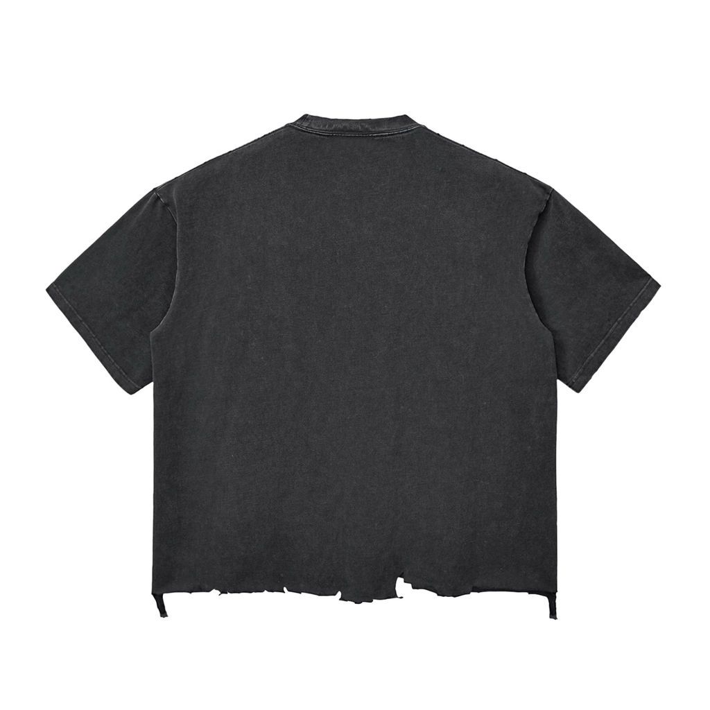 "Pace Stridelane" Raw-Hem Boxy T-shirt